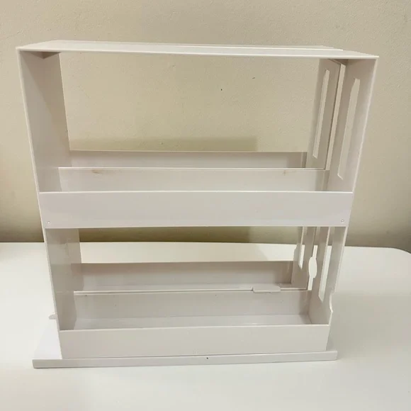 Rotating Spice Rack Organizer, Double Layer Spice Jar Holder - Picture 7 of 9